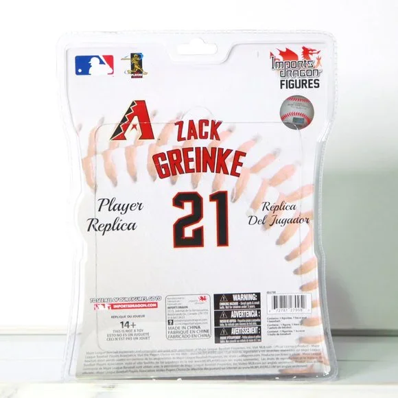 Zack Greinke 6" Baseball Figurine by Import Dragons Sealed - Cy young Winner - Picture 2 of 5